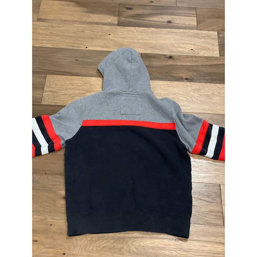 Mitchell & Ness Carolina Hurricanes Head Coach Pullover Hoodie Size M Black/Gray - Picture 5 of 5